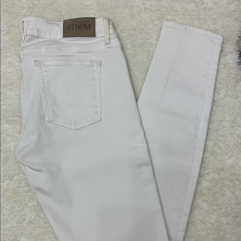 STROM TIO Skinny White Jeans